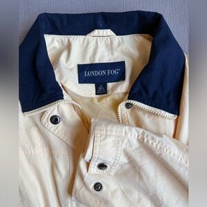 VTG London Fog Yellow and Navy Jacket